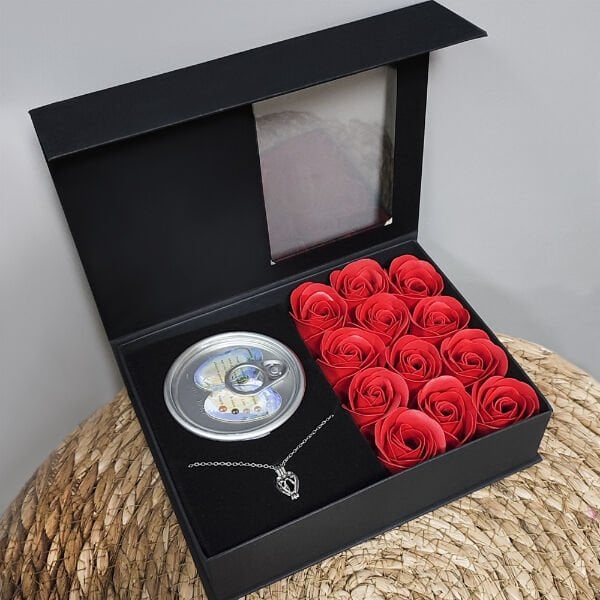 Romantik Gül ve İstiridye İnci Kolye Seti Şık Tasarımlı Fonksiyonel Ürün