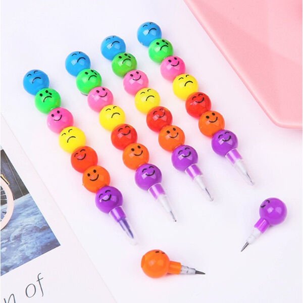 Emojili Yumurtlayan Kalem Seti 4'lü Şık Tasarımlı Fonksiyonel Ürün