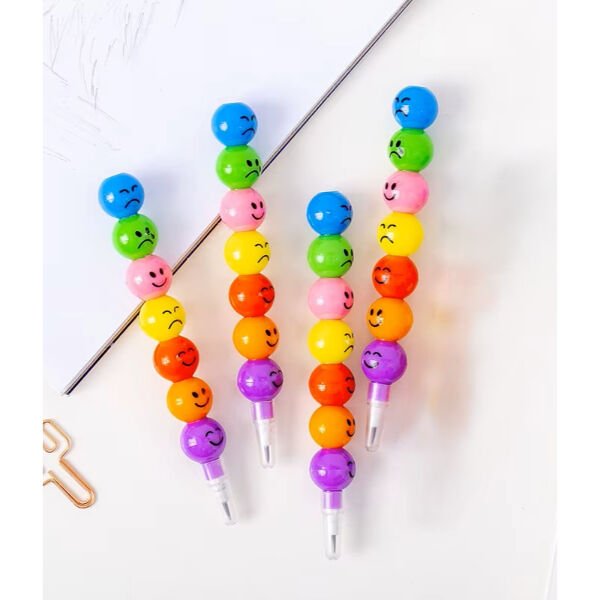 Emojili Yumurtlayan Kalem Seti 4'lü Şık Tasarımlı Fonksiyonel Ürün