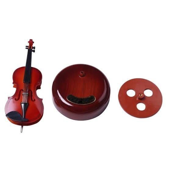 Hareketli Violin Müzik Kutusu Şık Tasarımlı Fonksiyonel Ürün