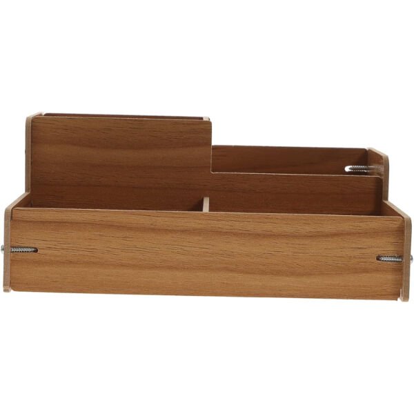 Ahşap Masa Üstü Düzenleyici Kutu Şık Tasarımlı Fonksiyonel Ürün