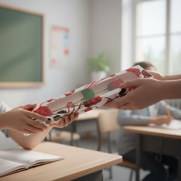 Kutulu Gül - Öğretmenler Günü Hediyesi