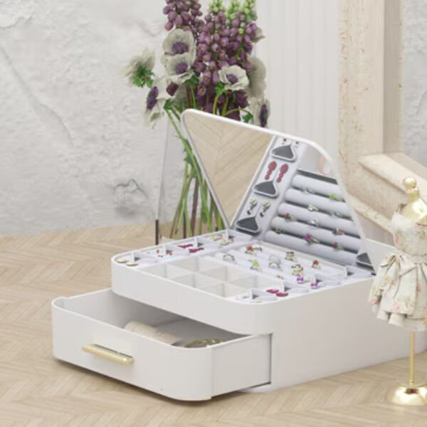Aynalı Takı Organizeri Şık Tasarımlı Fonksiyonel Ürün