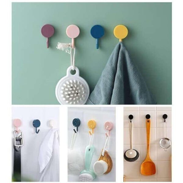 Kendinden Yapışkanlı Renkli Duvar Askısı Şık Tasarımlı Fonksiyonel Ürün