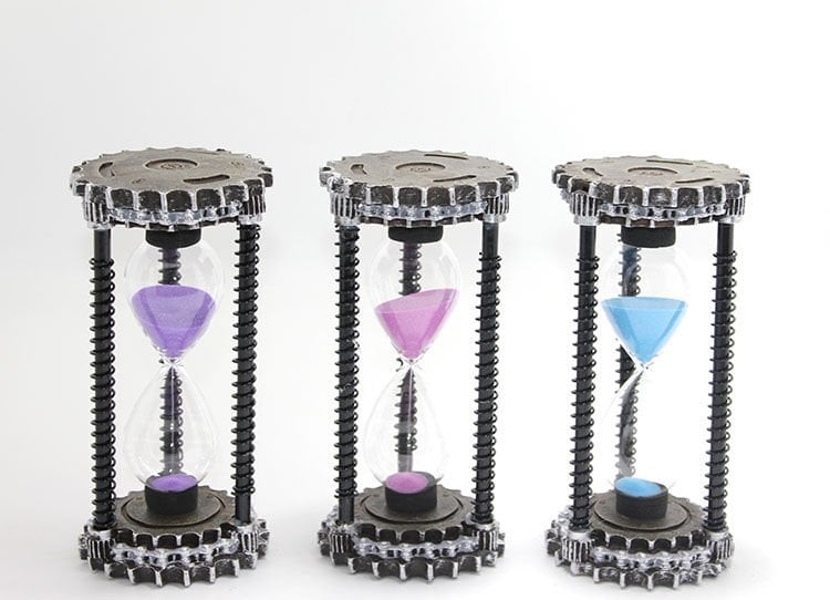 Polyester Tasarım Kum Saati Model 3 Şık Tasarımlı Fonksiyonel Ürün