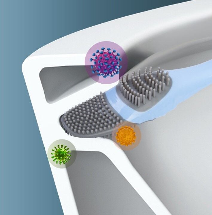 Klozet Detay Temizlik Fırçası Seti Şık Tasarımlı Fonksiyonel Ürün