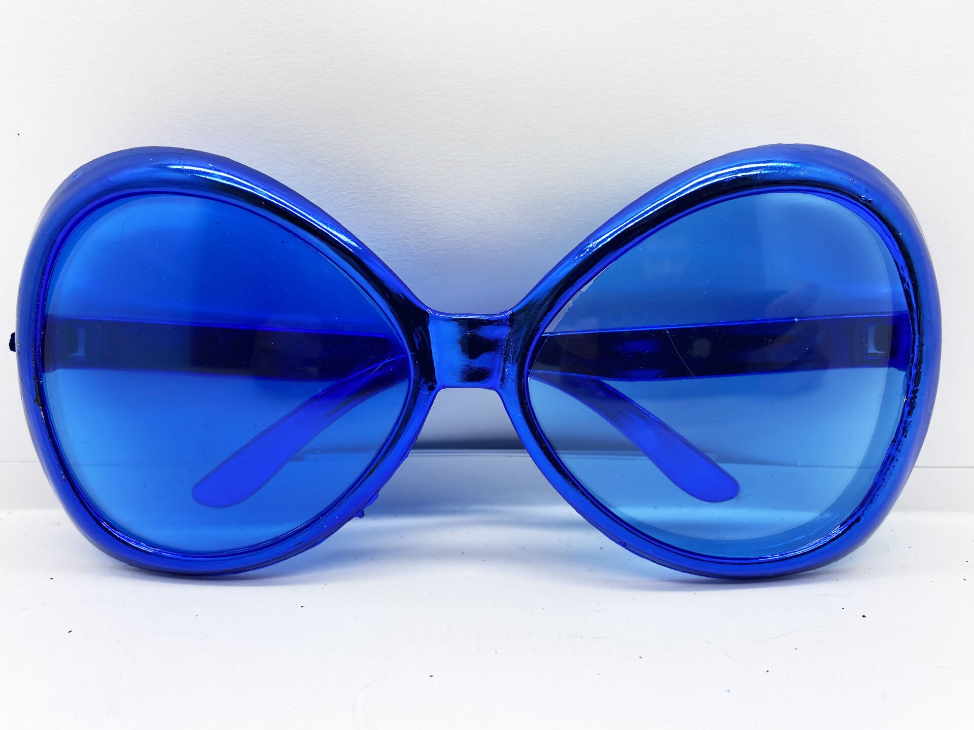 Mavi Renk Yeşilçam Nostalji 80li Yıllar 90lı Yıllar Parti Gözlüğü 7x16 cm Şık Tasarımlı Fonksiyonel Ürün