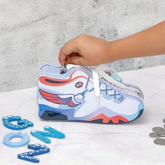 Metal Ayakkabı Kumbara Şık Tasarımlı Fonksiyonel Ürün