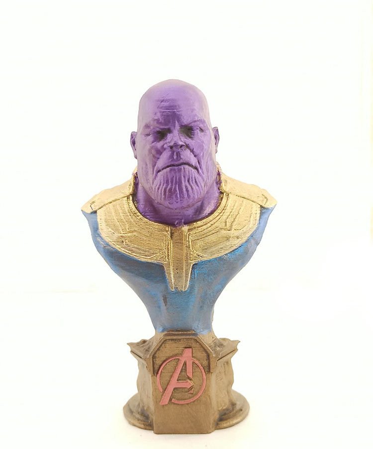 Polyester Thanos Büst Küçük Boy Şık Tasarımlı Fonksiyonel Ürün
