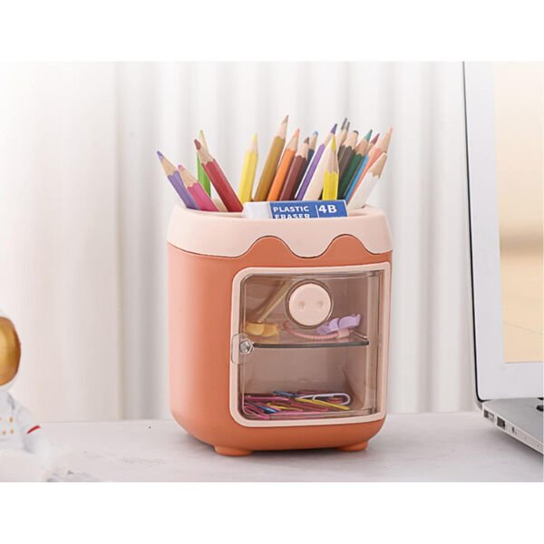 Mini Dolap Tasarımlı Kalemlik Şık Tasarımlı Fonksiyonel Ürün