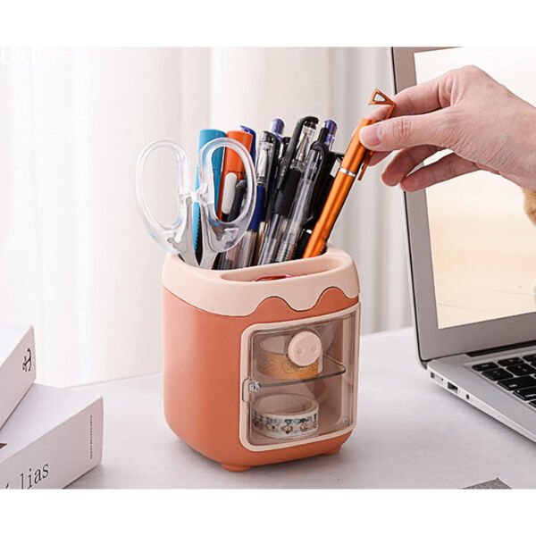 Mini Dolap Tasarımlı Kalemlik Şık Tasarımlı Fonksiyonel Ürün