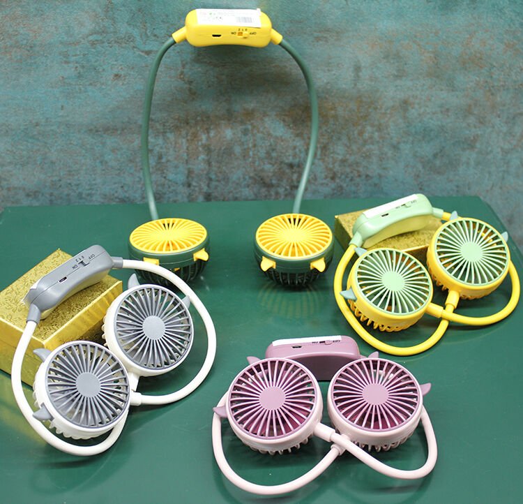 Kuromi Şarjlı Boyun Fanı Vantilatör 2 Kademeli Model 2 Şık Tasarımlı Fonksiyonel Ürün