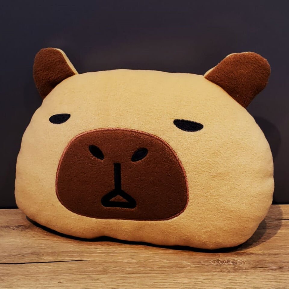Peluş Capybara Yastık Şık Tasarımlı Fonksiyonel Ürün