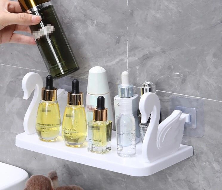 Kuğu Tasarımlı Kendinden Yapışkanlı Raf Şık Tasarımlı Fonksiyonel Ürün