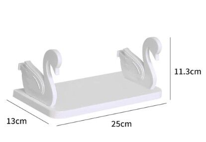 Kuğu Tasarımlı Kendinden Yapışkanlı Raf Şık Tasarımlı Fonksiyonel Ürün