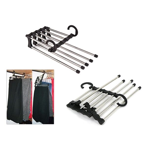 Pantolon Askısı 5 İn 1 Şık Tasarımlı Fonksiyonel Ürün