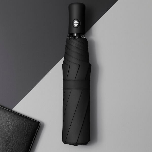 Siyah Kılıflı Otomatik Kompakt Şemsiye Şık Tasarımıyla Benzersiz Kullanım Deneyimi Hayatınızı Kolaylaştıracak Ürünler