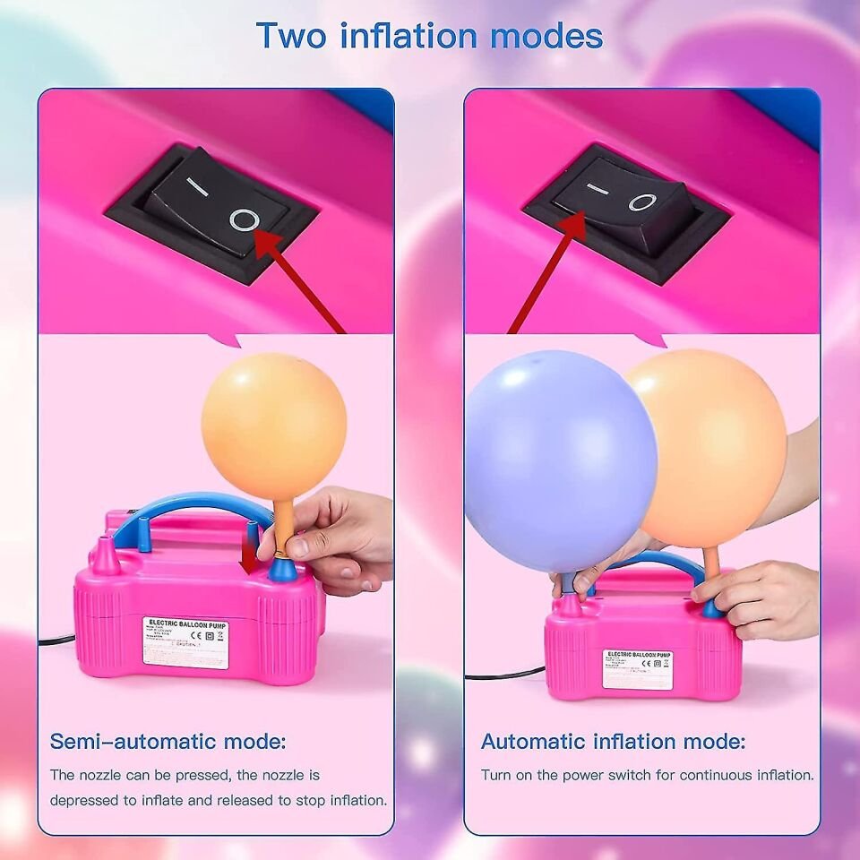 Elektrikli Balon Şişirme Makinesi Şık Tasarımlı Fonksiyonel Ürün