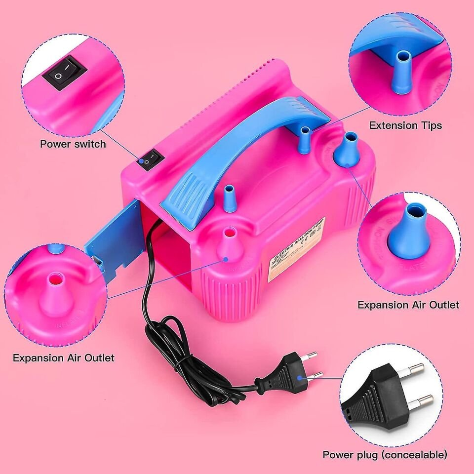 Elektrikli Balon Şişirme Makinesi Şık Tasarımlı Fonksiyonel Ürün