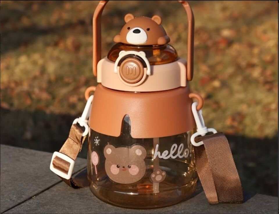 Sevimli Hayvanlar Su Matarası Şık Tasarımlı Fonksiyonel Ürün