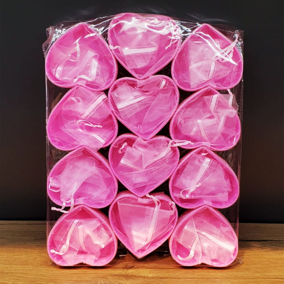 Pembe Kalpli Tül Kese Şık Tasarımlı Fonksiyonel Ürün