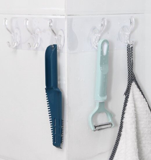 Yapışkanlı 5 Kancalı Askı Şık Tasarımlı Fonksiyonel Ürün