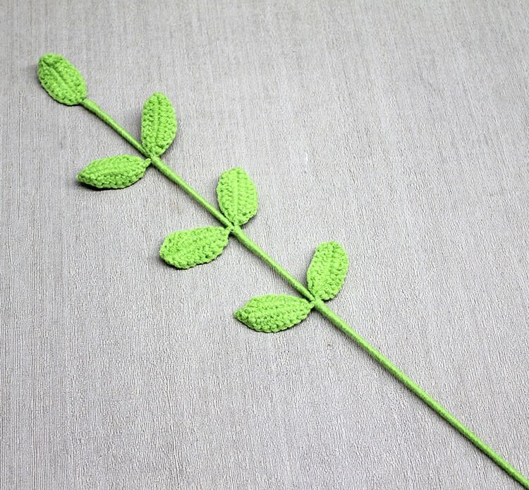 El Örgüsü Çiçek Dalı Çok Fonksiyonel Ürün