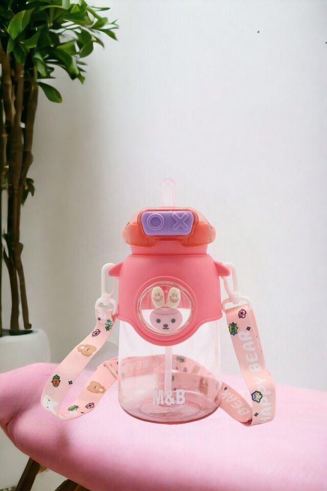 Sevimli Tavşan Su Matarası Şık Tasarımlı Fonksiyonel Ürün