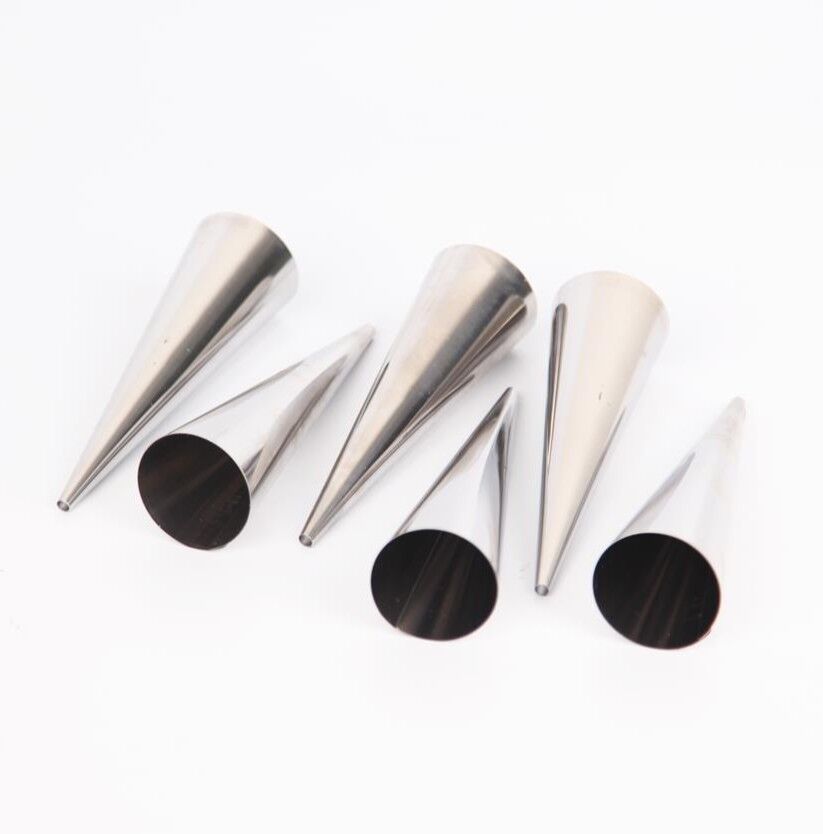 6'lı Korne Kalıbı Paslanmaz Çelik Şık Tasarımlı Fonksiyonel Ürün