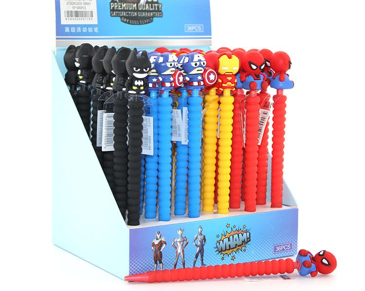 07 Uçlu Karışık Kahraman Figürlü Kalem Şık Tasarımlı Fonksiyonel Ürün