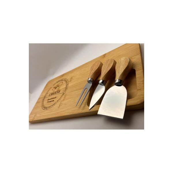 Bambu Peynir Kesme Sunum Tahtası Şık Tasarımlı Fonksiyonel Ürün