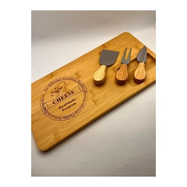 Bambu Peynir Kesme Sunum Tahtası Şık Tasarımlı Fonksiyonel Ürün