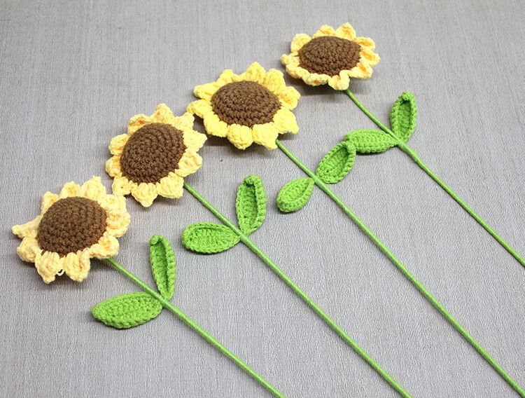 El Örgüsü Ay Çiçeği Çok Fonksiyonel Ürün