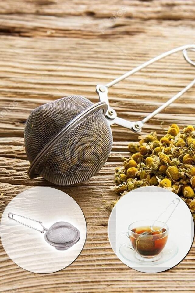 Bitki Çayı Demleme Süzgeci Şık Tasarımlı Fonksiyonel Ürün