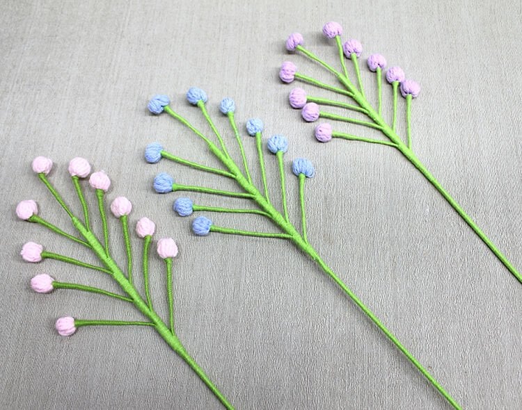 El Örgüsü Dekoratif Tomurcuk Çiçeği Çok Fonksiyonel Ürün