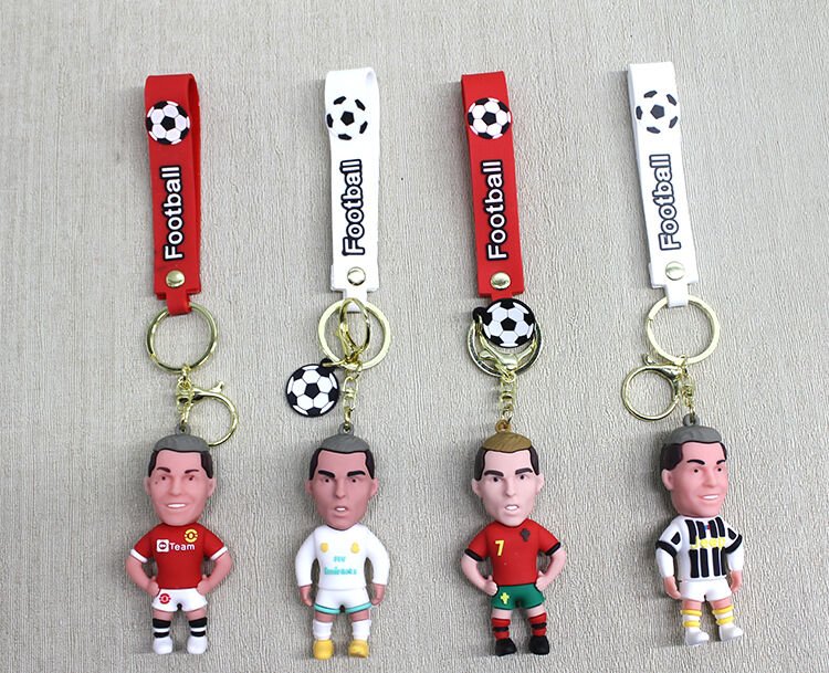 Ronaldo Silikon Anahtarlık Şık Tasarımlı Fonksiyonel Ürün