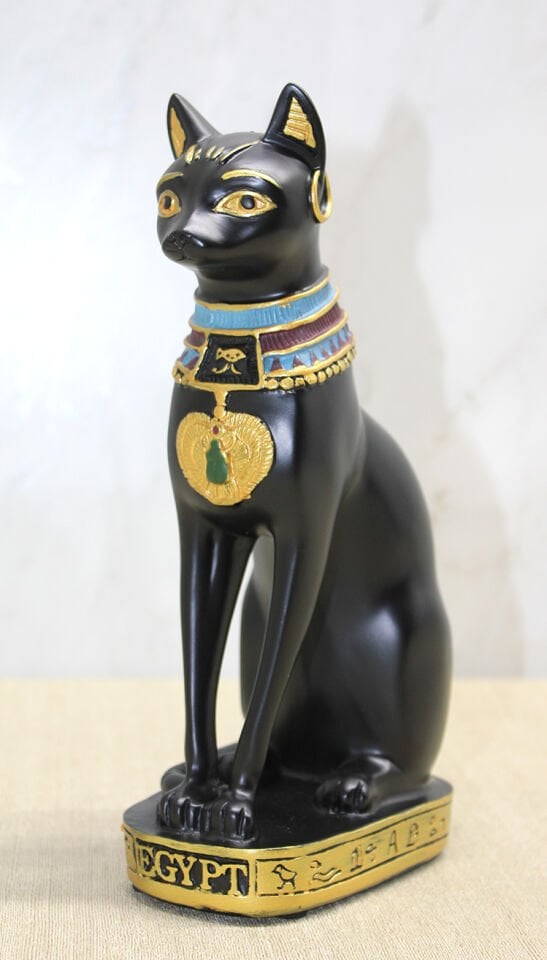 Polyester Mısır Kedisi Figür Büyük Boy Çok Fonksiyonel Ürün