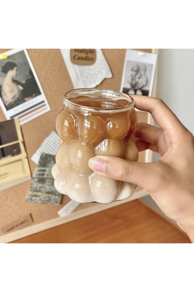 Borosilikat Bubble Bardak Şık Tasarımlı Fonksiyonel Ürün
