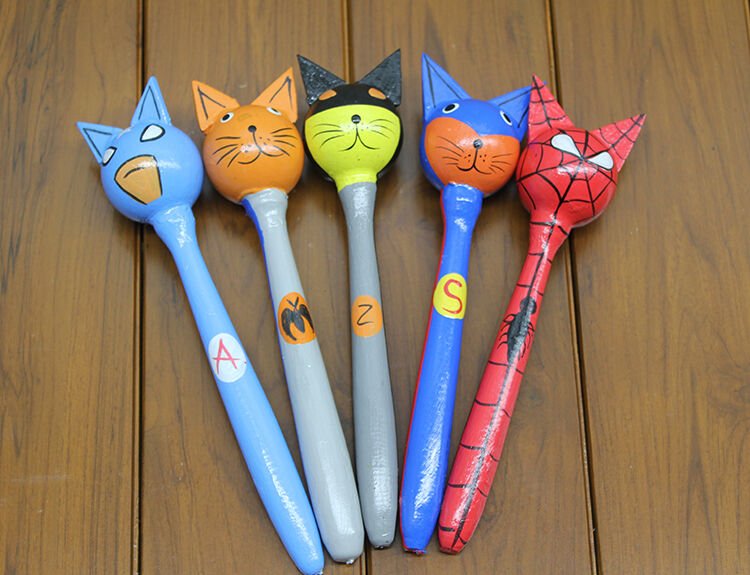 Ahşap 5'li Marakas Seti Model 1 Şık Tasarımlı Fonksiyonel Ürün