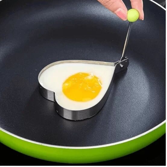 Metal Kalp Omlet Krep Kalıbı Şık Tasarımlı Fonksiyonel Ürün