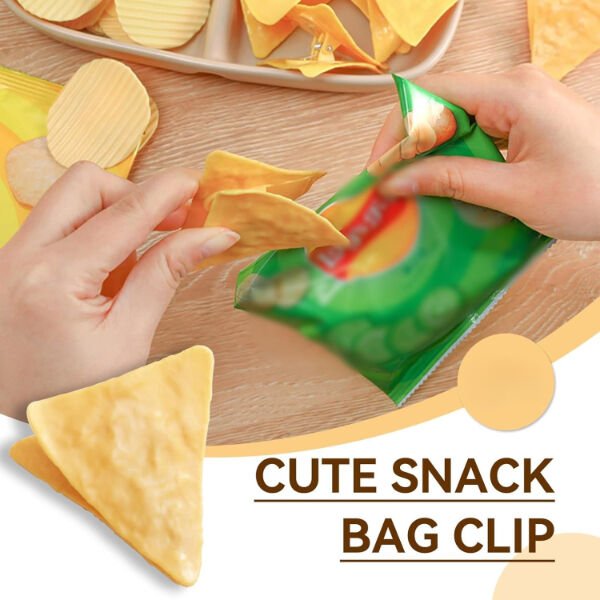 Cips Şeklinde Poşet Klipsleri Şık Tasarımlı Fonksiyonel Ürün