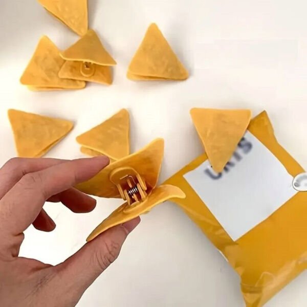 Cips Şeklinde Poşet Klipsleri Şık Tasarımlı Fonksiyonel Ürün