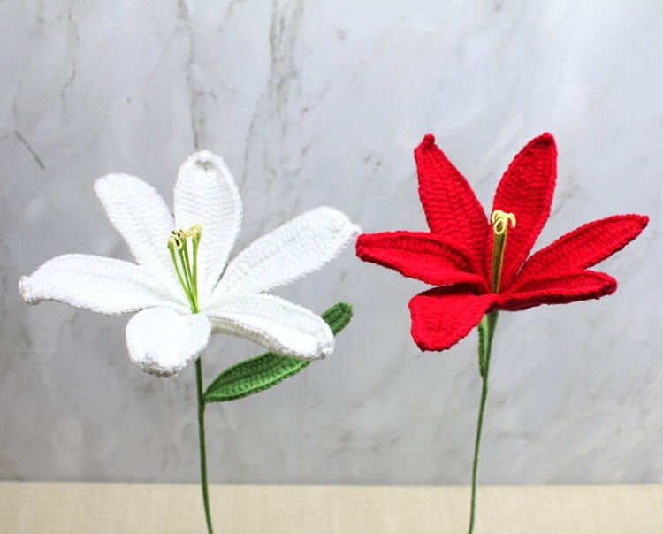 El Örgüsü Zambak Çiçeği Çok Fonksiyonel Ürün