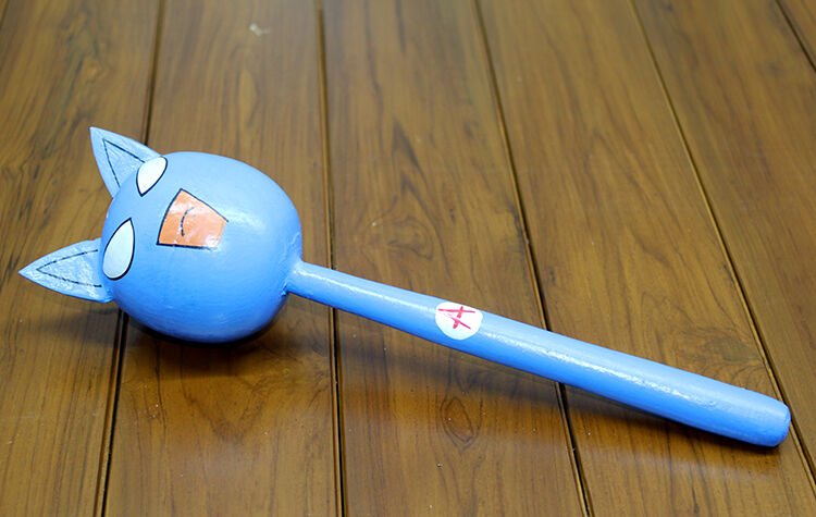 Ahşap Kedili Marakas Tekli Model 1 Şık Tasarımlı Fonksiyonel Ürün