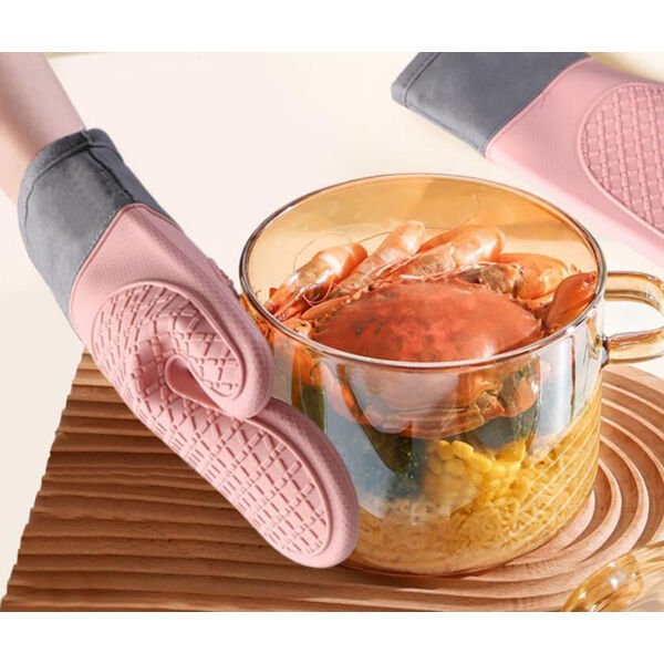 Isıya Dayanıklı Silikon Fırın Eldiveni Şık Tasarımlı Fonksiyonel Ürün