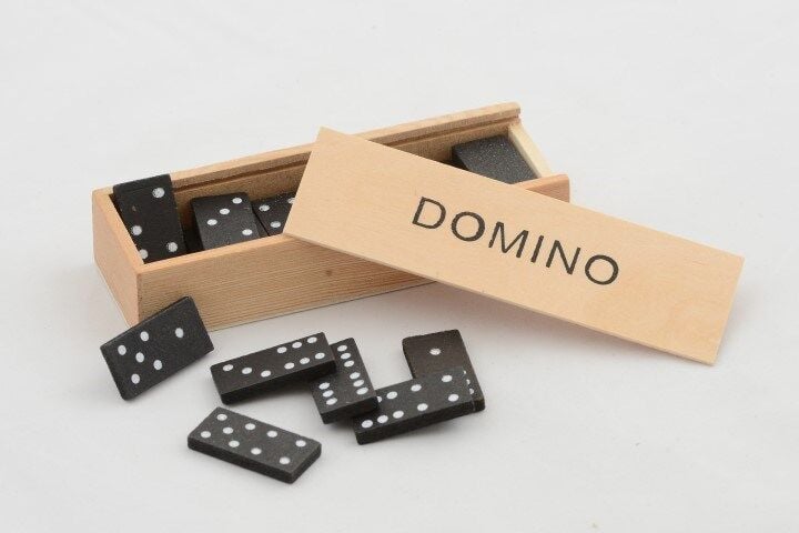 Ahşap Kutulu Domino Oyunu Model 2 Şık Tasarımlı Fonksiyonel Ürün