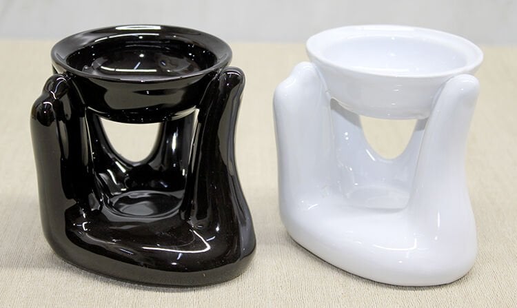 El Tasarımlı Seramik Buhurdanlık Model 1 Çok Fonksiyonel Ürün