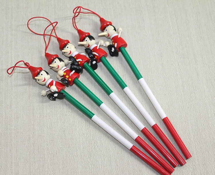 Ahşap Pinokyo Kurşun Kalem Şık Tasarımlı Fonksiyonel Ürün