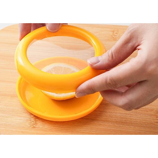 Limon Şeklinde Esnek Yiyecek Saklama Kutusu Şık Tasarımlı Fonksiyonel Ürün