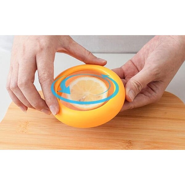 Limon Şeklinde Esnek Yiyecek Saklama Kutusu Şık Tasarımlı Fonksiyonel Ürün